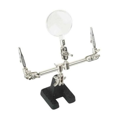 Proskit Helping Hands Magnifier with 2.5x Magnification, 500g, 608-391A