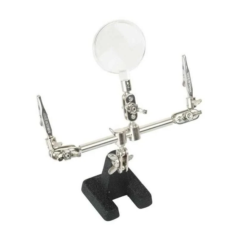 Proskit Helping Hands Magnifier with 2.5x Magnification, 500g, 608-391A
