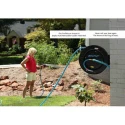 Zephyr Flexible Rubber Garden Hose with Brass End Fitting, 5/8 Inch Diameter, 500 psi, 100 ft Length