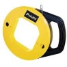 Proskit Slide Handle Fish Tape DK-2032, 50ft, Flexible Spring Steel, Plastic Container