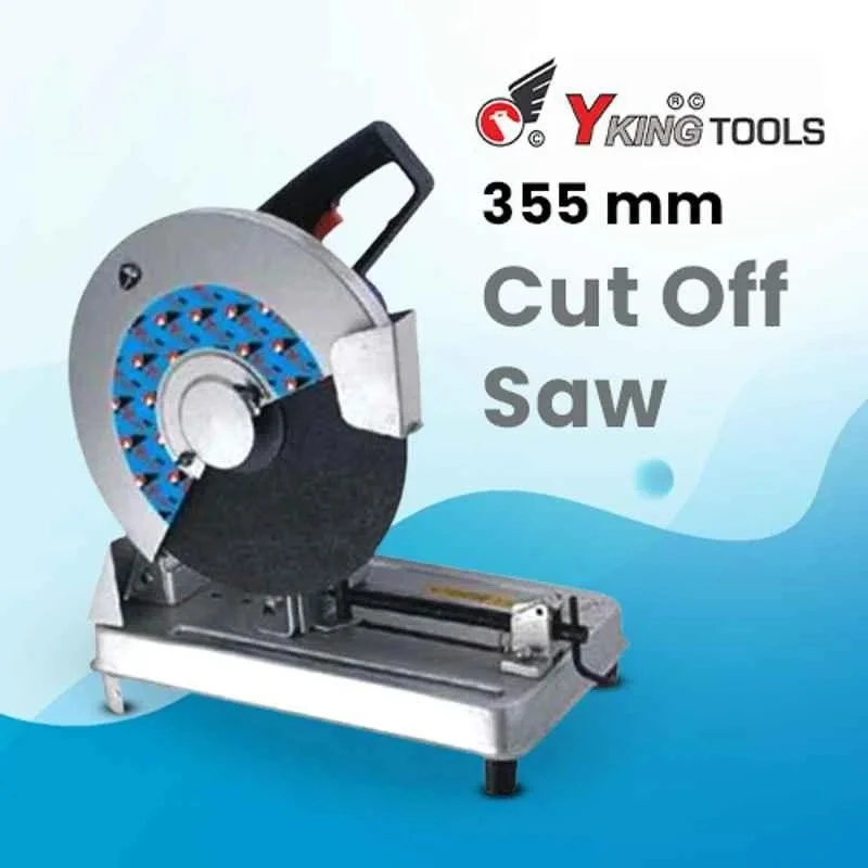 Yking 355 mm Cut Off Saw, 3800 rpm, 220-240V, Heavy Duty Motor, Model 6510 D