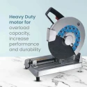 Yking 355 mm Cut Off Saw, 3800 rpm, 220-240V, Heavy Duty Motor, Model 6510 D