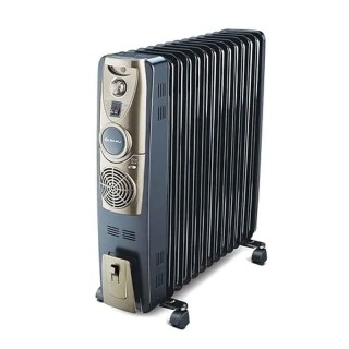 Bajaj 9 Fin Oil Filled Radiator Heater, RH9F, Three Heat Settings, 2000 W