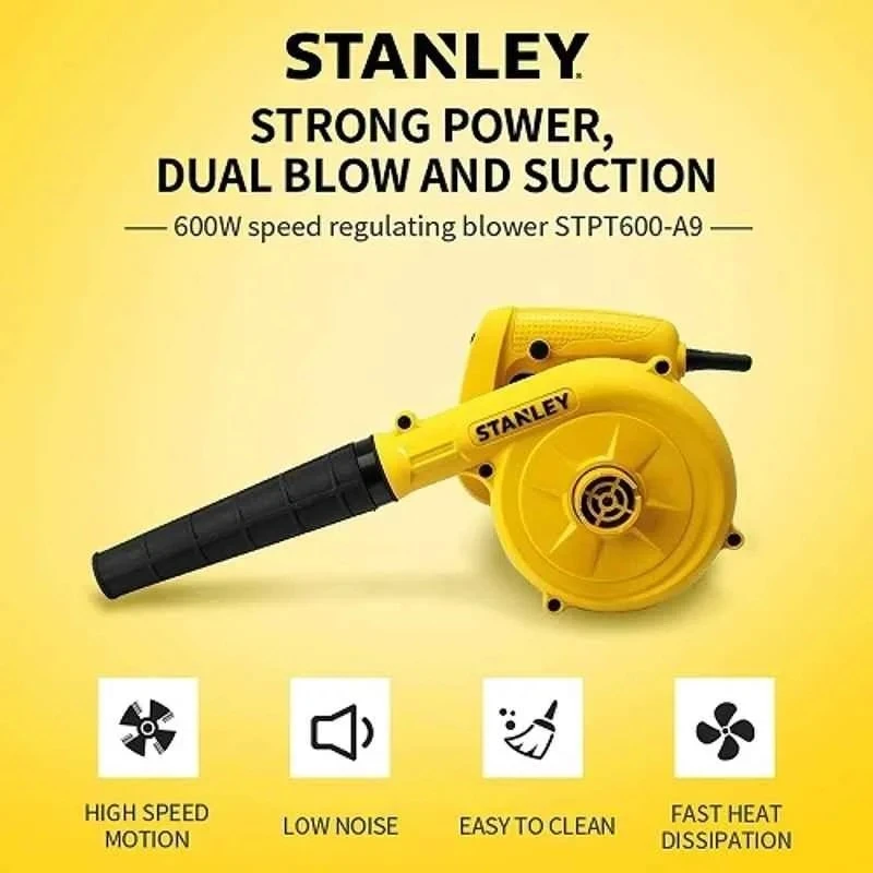 Stanley Variable Speed Air Blower 600W 3.5 CMM 220-240V STPT600