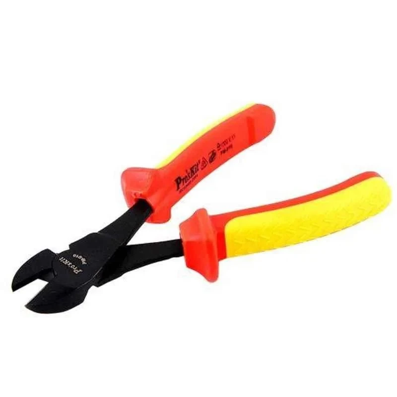 Proskit Insulated Heavy Duty Side Plier, 190 mm Length, 1000V Rated, PM-916
