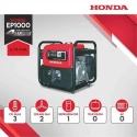 Honda EP-1000 Handy Series Portable Generator 850VA, Petrol, 230V, 4-Stroke, 3.6L Tank