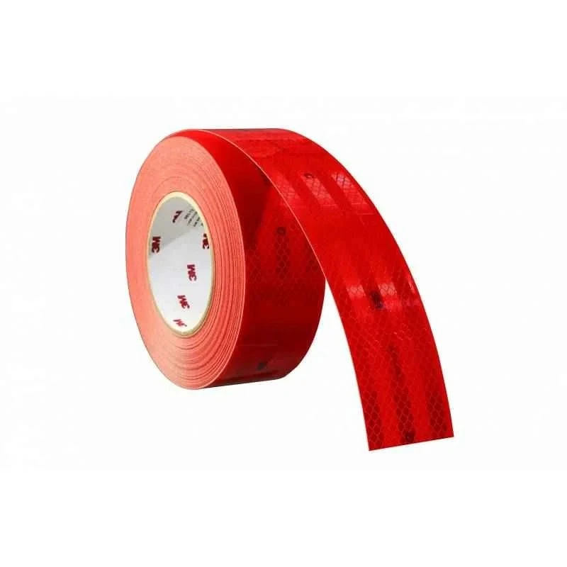 3M 50.8mm Red Premium Grade Vehicle Conspicuity Reflective Tape 983-72, 50m Roll