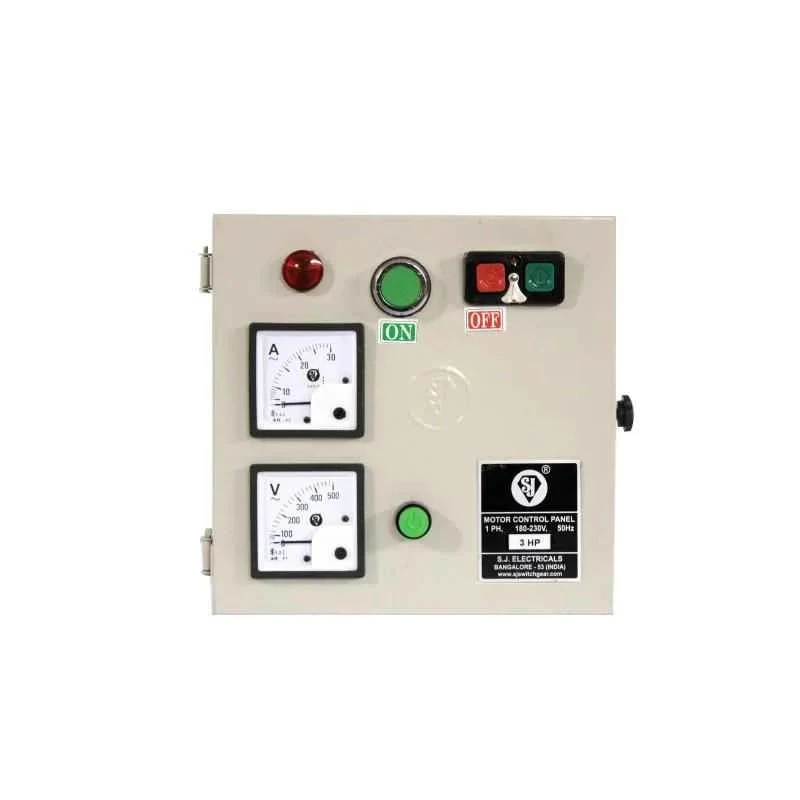 SJ Single Phase Motor Control Panel 3 HP, P53, 280-415V, 13-21A MJ2 Series