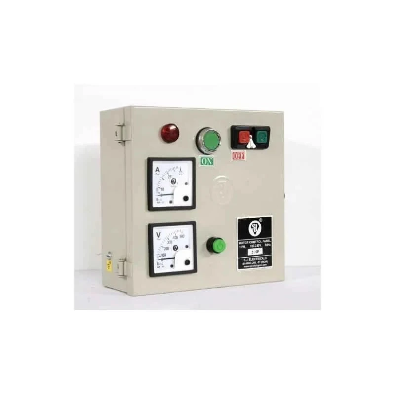 SJ Single Phase Motor Control Panel 3 HP, P53, 280-415V, 13-21A MJ2 Series