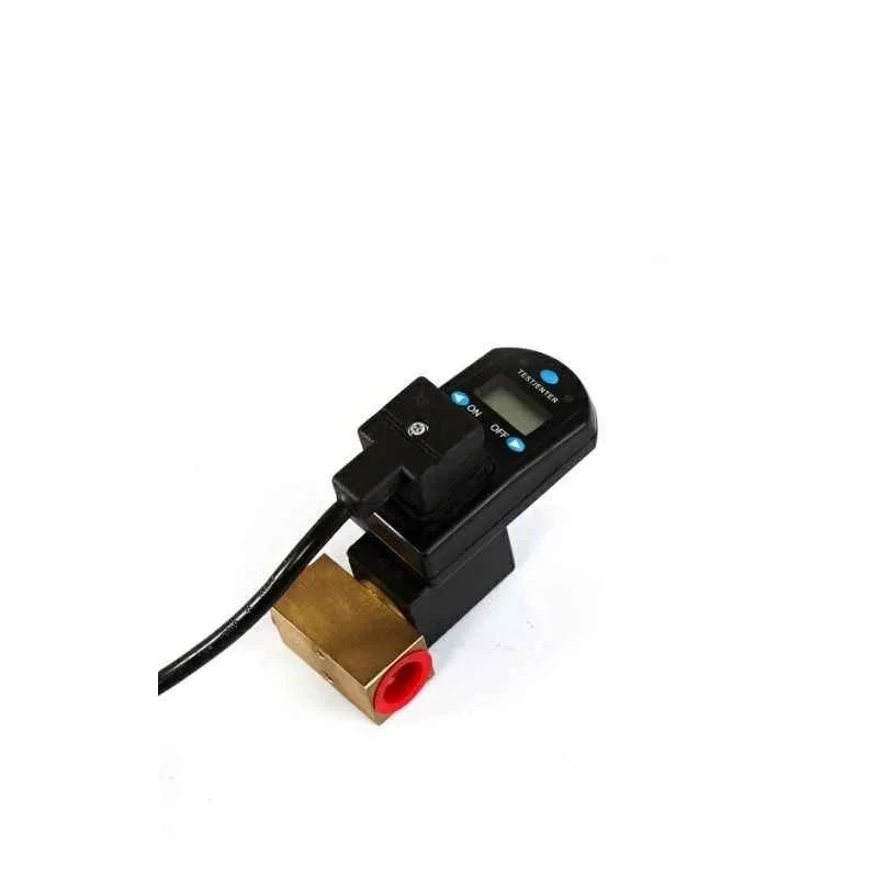 Sanpar 1/2 Inch Timer Drain Valve, STD 450, 1/2 in Male Connector, 1-99 sec On Time, 1-60 min Off Time