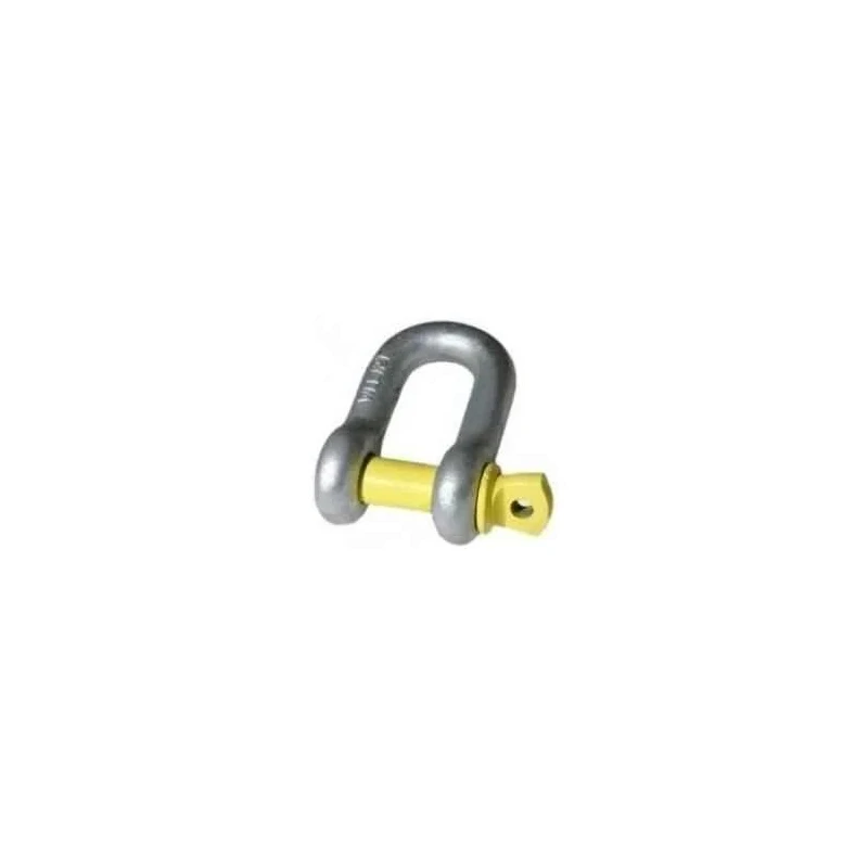 Wellworth 13.5 Ton D-Shackle Screw Pin Heavy Duty, 35 mm Body Diameter, 111 mm Inside Length