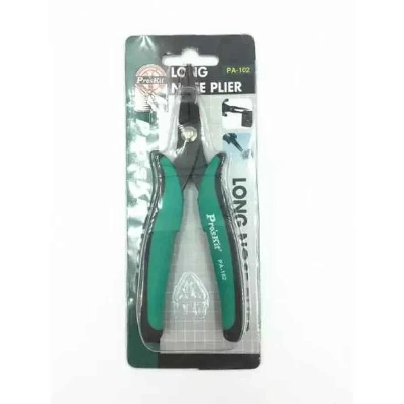 Proskit Long Nose Plier 150mm, PA-102, Heavy Duty Steel, Precision Grip