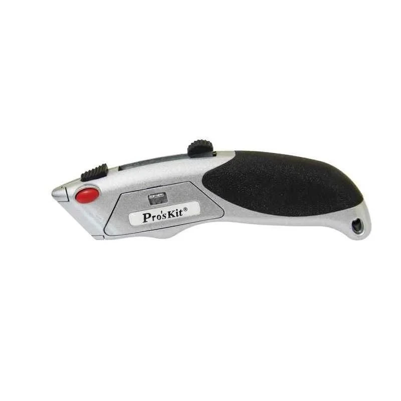 Proskit Auto Loading Utility Knife, Heavy Duty Zinc Alloy Body, SK5 Blade, 165 mm, DK-2112