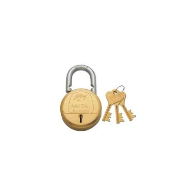 Godrej Navtal 8 Lever Deluxe Hardened Padlock with 3 Keys 3282