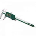 Insize Digital Caliper 0–200 mm Stainless Steel ±0.03 mm Accuracy, DIN862, CR2032 Battery 1108-200