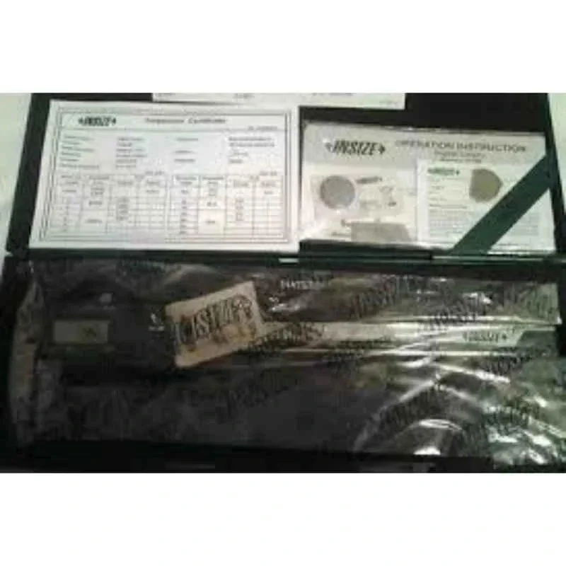 Insize Digital Caliper 0–200 mm Stainless Steel ±0.03 mm Accuracy, DIN862, CR2032 Battery 1108-200