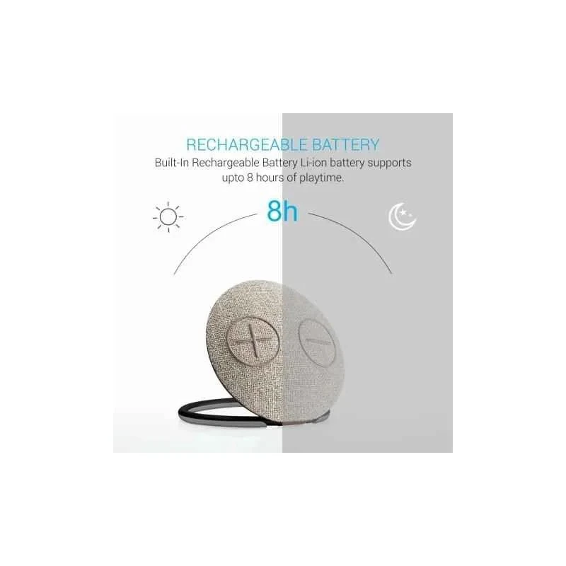 Portronics Dome Brown Portable Bluetooth Speaker with Mic, 10W, 2000mAh, v4.1, POR 684