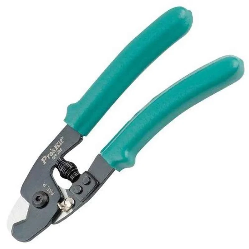 Proskit Copper Clad Steel Coaxial Cable Cutter SR-228, Ergonomic Grip, 159 mm