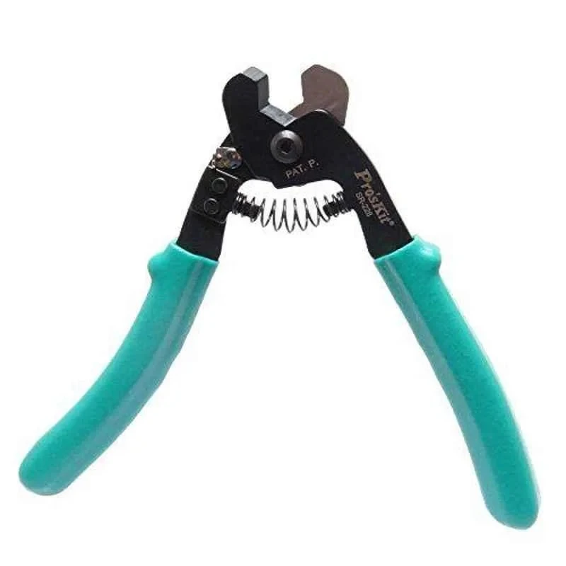Proskit Copper Clad Steel Coaxial Cable Cutter SR-228, Ergonomic Grip, 159 mm