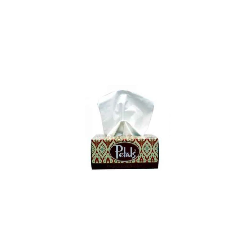Petals 2 Ply Face Tissue Box, 100 Sheets, Hygienic Dispensing