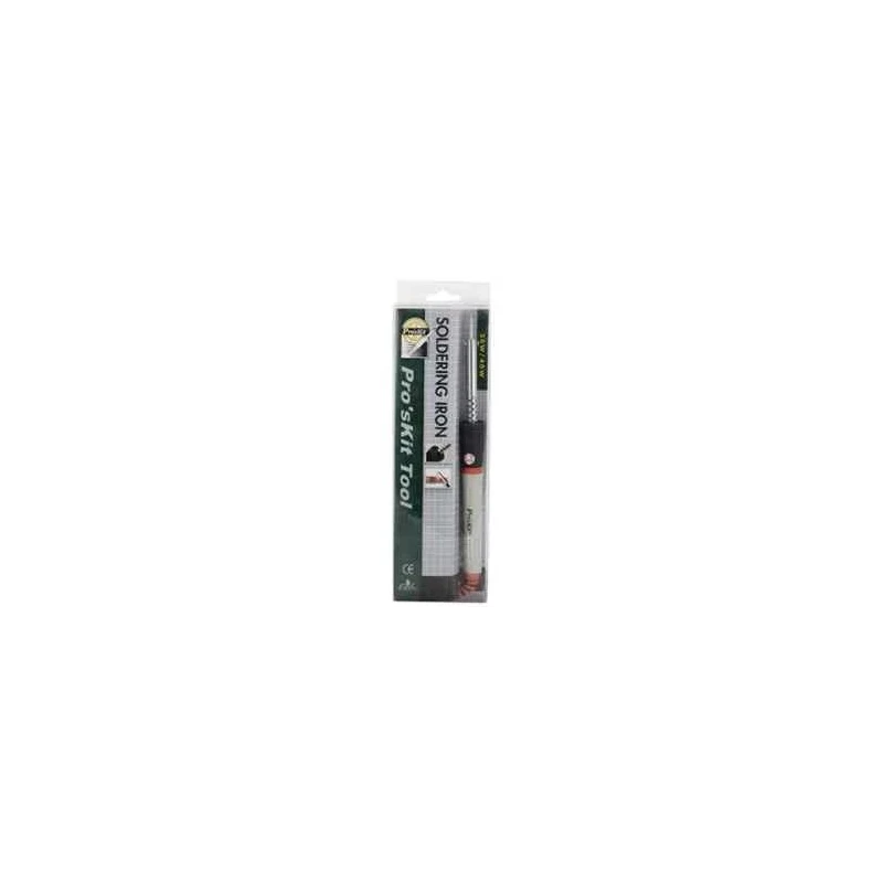 Proskit 40W Soldering Iron, 220-240V, Heat Resistant Handle, Iron Tip, 8PK-S120NB-40