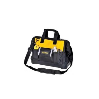 Stanley 16 Inch Open Mouth Tool Bag, Durable 600 Denier Polyester, Reinforced Base STST516126