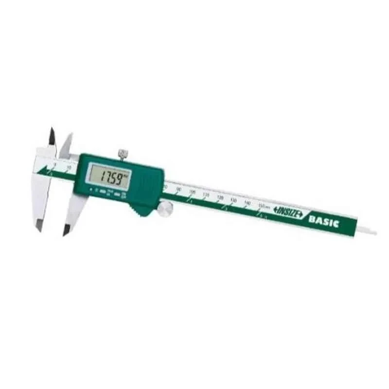 Insize 0-300 mm Digital Caliper, Stainless Steel, ±0.03 mm Accuracy, DIN862, 1112-300