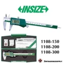 Insize 0-300 mm Digital Caliper, Stainless Steel, ±0.03 mm Accuracy, DIN862, 1112-300