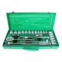 Proskit 24Pcs 1/2 Inch Driver Socket Tool Set SK-42401M, Metal Case, Heavy Duty MPN
