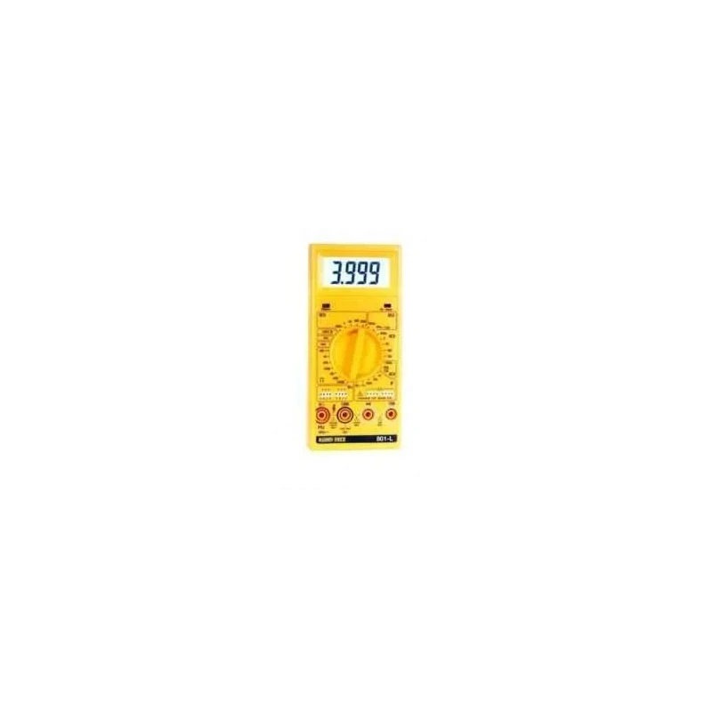 Kusam Meco Digital Multimeter 801-L, 3999 Display Count, LCD, Auto Zero, Peak Hold