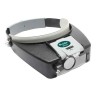 Proskit Headband Magnifier with Adjustable LED Light, Acrylic Resin Lens, Flexible Magnification, MA-016