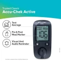 Accu-Chek Active Glucose Monitor, LCD Display, 10 Free Test Strips, Measuring Range 0.6–33.3 mmol/L