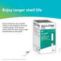 Accu-Chek Active Glucose Monitor, LCD Display, 10 Free Test Strips, Measuring Range 0.6–33.3 mmol/L