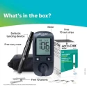 Accu-Chek Active Glucose Monitor, LCD Display, 10 Free Test Strips, Measuring Range 0.6–33.3 mmol/L