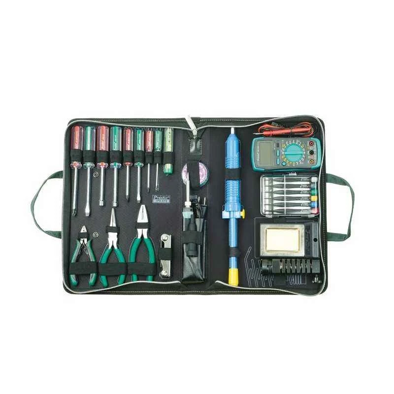 Proskit Professional Electronic Tool Kit 220V, 18+ Tools, 1PK-616B