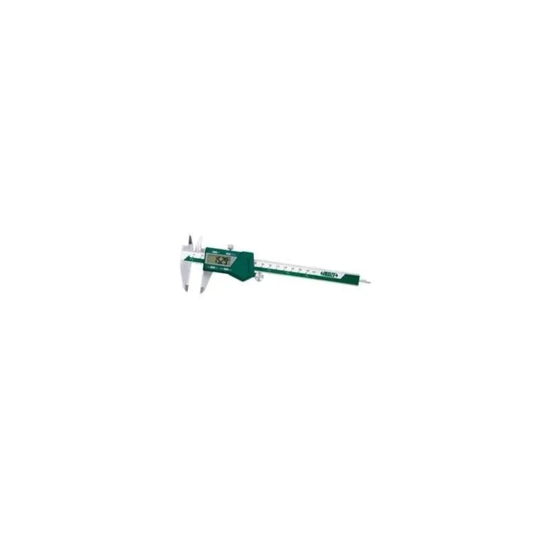 Insize Digital Caliper 0-300 mm, Stainless Steel, ±0.03 mm Accuracy, CR2032 Battery, Standard Model 1108-300