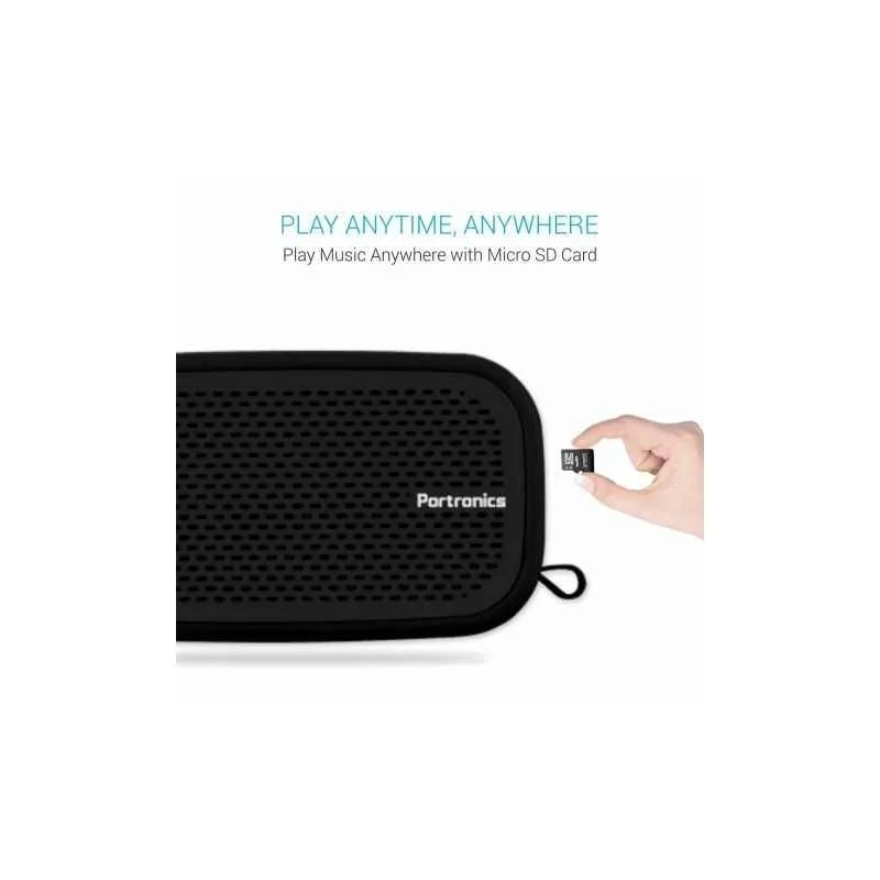 Portronics Posh II Wireless Portable Bluetooth Speaker 6 W Black POR 686