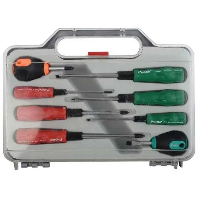 Proskit 8 Piece Pro-Soft Screwdriver Set 1PK-9401