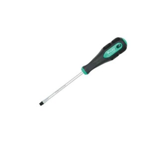 Proskit Pro-Soft Slotted Screwdriver 8 mm Tip, 150 mm Blade Length, Ergonomic Handle 9SD-222A