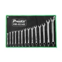 Proskit 14 Piece Combination Wrench Set Metric HW-6514B Chrome Vanadium Steel