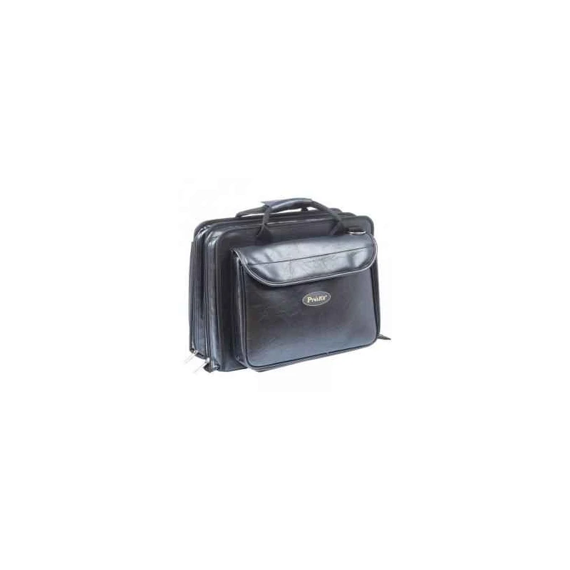 Proskit Deluxe Carry Bag with 3 Pallets Leather 400x300x155 mm TC-2004