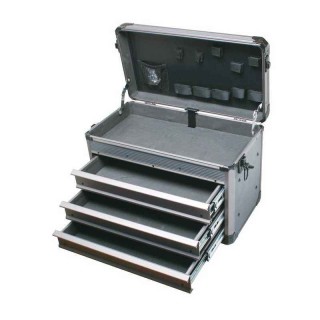 Proskit Aluminum Frame Drawer Case Rugged Plastic Body Automatic Lock TC-755