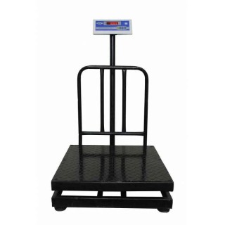 Metis Steel Platform Weighing Scale 500 kg Capacity, 50 g Accuracy, 750x750 mm Platform, Digital Display