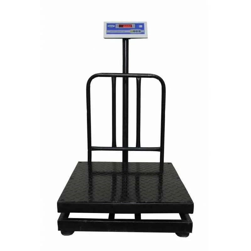 Metis Steel Platform Weighing Scale 500 kg Capacity, 50 g Accuracy, 750x750 mm Platform, Digital Display