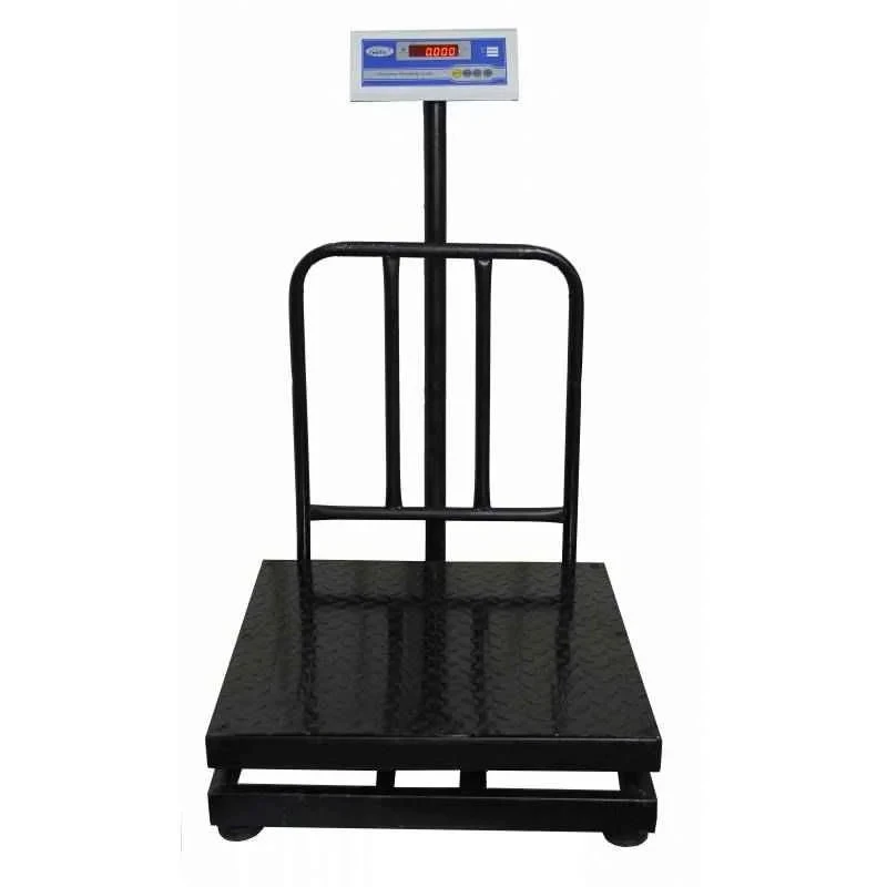 Metis Steel Platform Weighing Scale 500 kg Capacity, 50 g Accuracy, 750x750 mm Platform, Digital Display