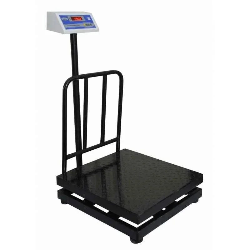 Metis Steel Platform Weighing Scale 500 kg Capacity, 50 g Accuracy, 750x750 mm Platform, Digital Display