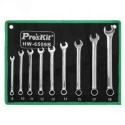 Proskit 9-Piece Metric Combination Wrench Set Chrome Vanadium HW-6509B