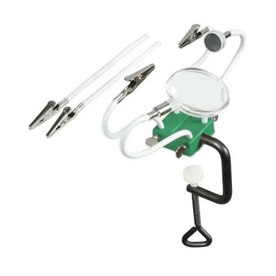 Proskit Helping Hand Octopus Clamp Kit, Magnifier Arm, Magnet Arm, Stayput Arms, Max Table Thickness 1.5" (40mm) SN-394