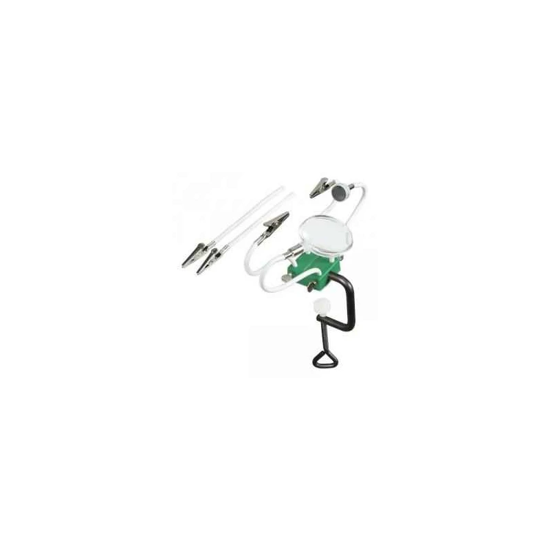 Proskit Helping Hand Octopus Clamp Kit, Magnifier Arm, Magnet Arm, Stayput Arms, Max Table Thickness 1.5" (40mm) SN-394