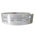 3M High Intensity White Reflective Tape 2 Inch Width, 50 Meter Length, Polyethylene Terephthalate, Diamond Pattern,
